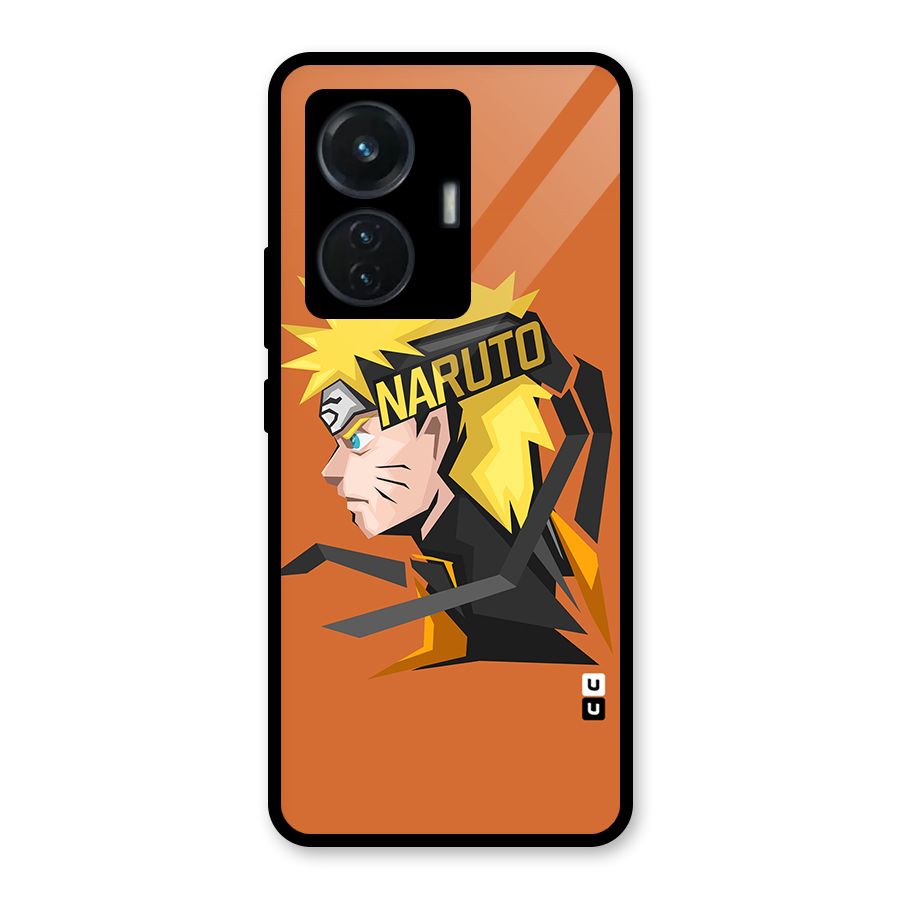 Minimal Naruto Artwork Glass Back Case for iQOO Z6 44W
