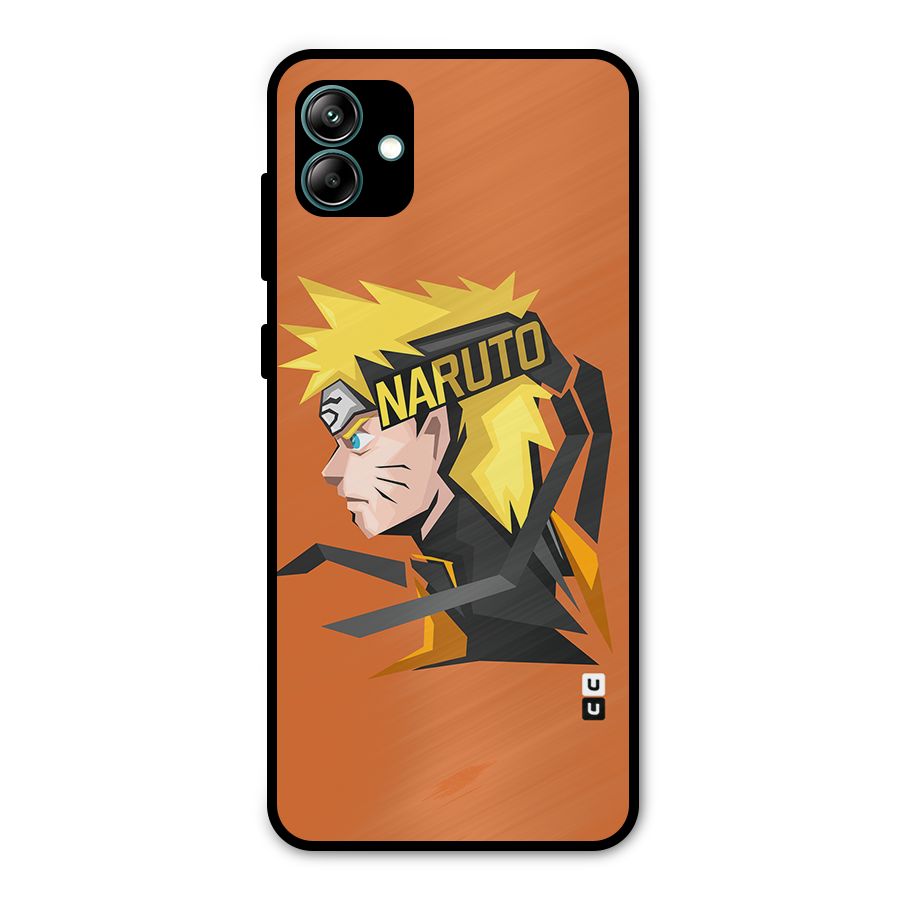 Minimal Naruto Artwork Metal Back Case for Galaxy A04