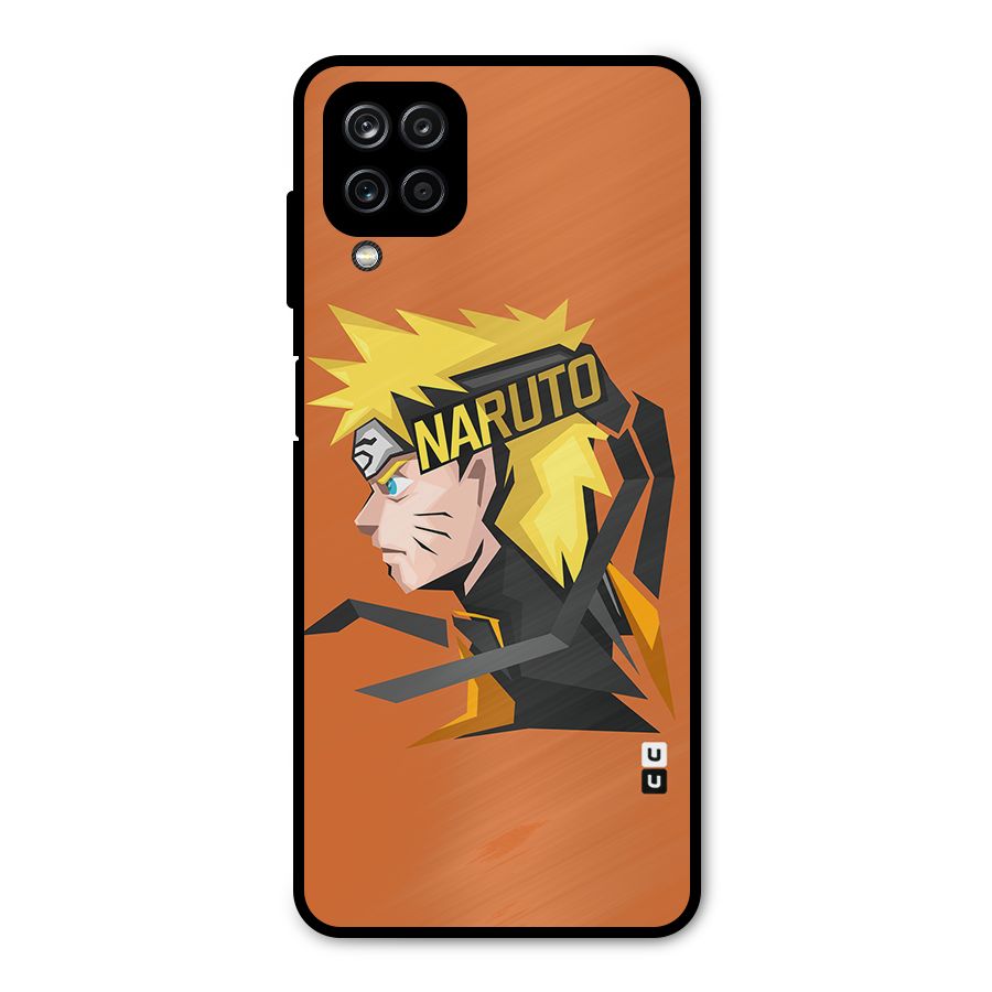 Minimal Naruto Artwork Metal Back Case for Galaxy A12