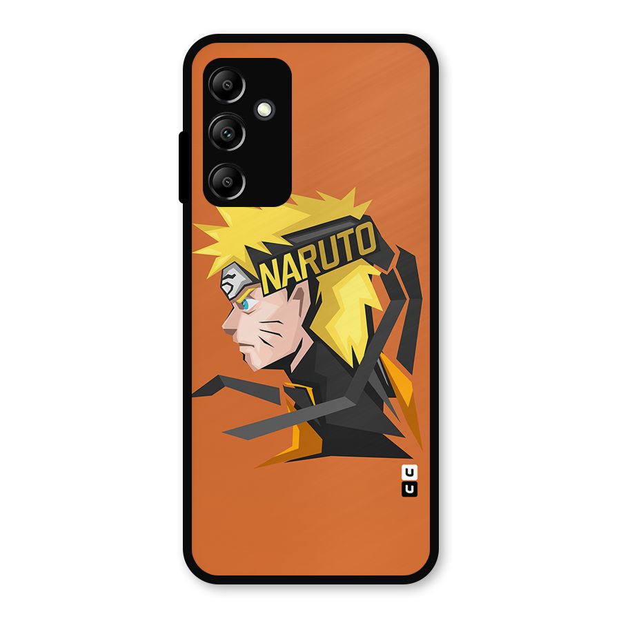 Minimal Naruto Artwork Metal Back Case for Galaxy A14 5G