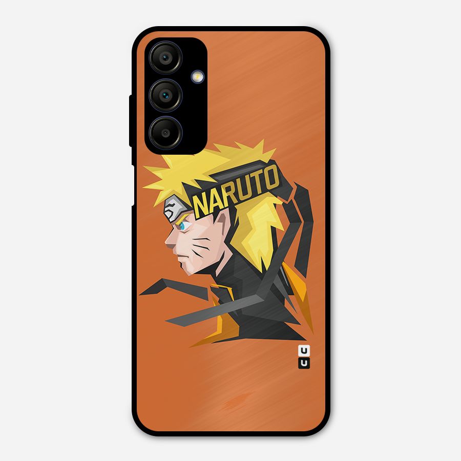 Minimal Naruto Artwork Metal Back Case for Galaxy A15 5G