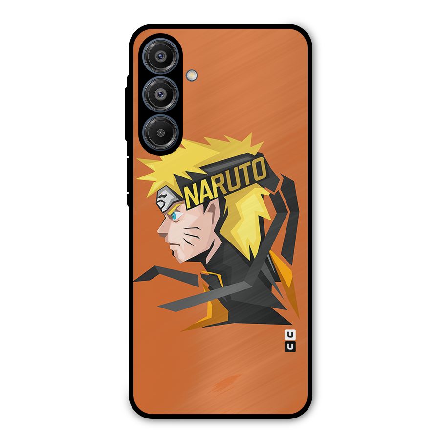 Minimal Naruto Artwork Metal Back Case for Galaxy A16 5G