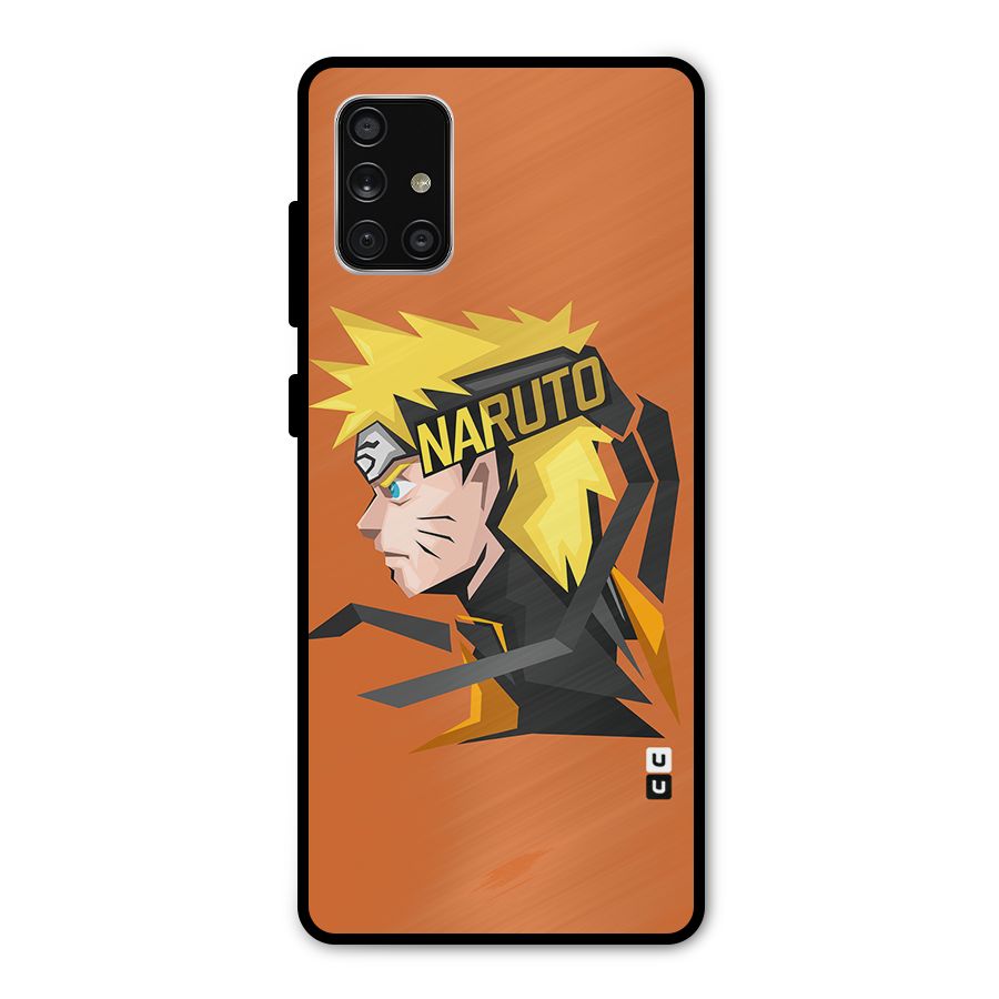 Minimal Naruto Artwork Metal Back Case for Galaxy A71