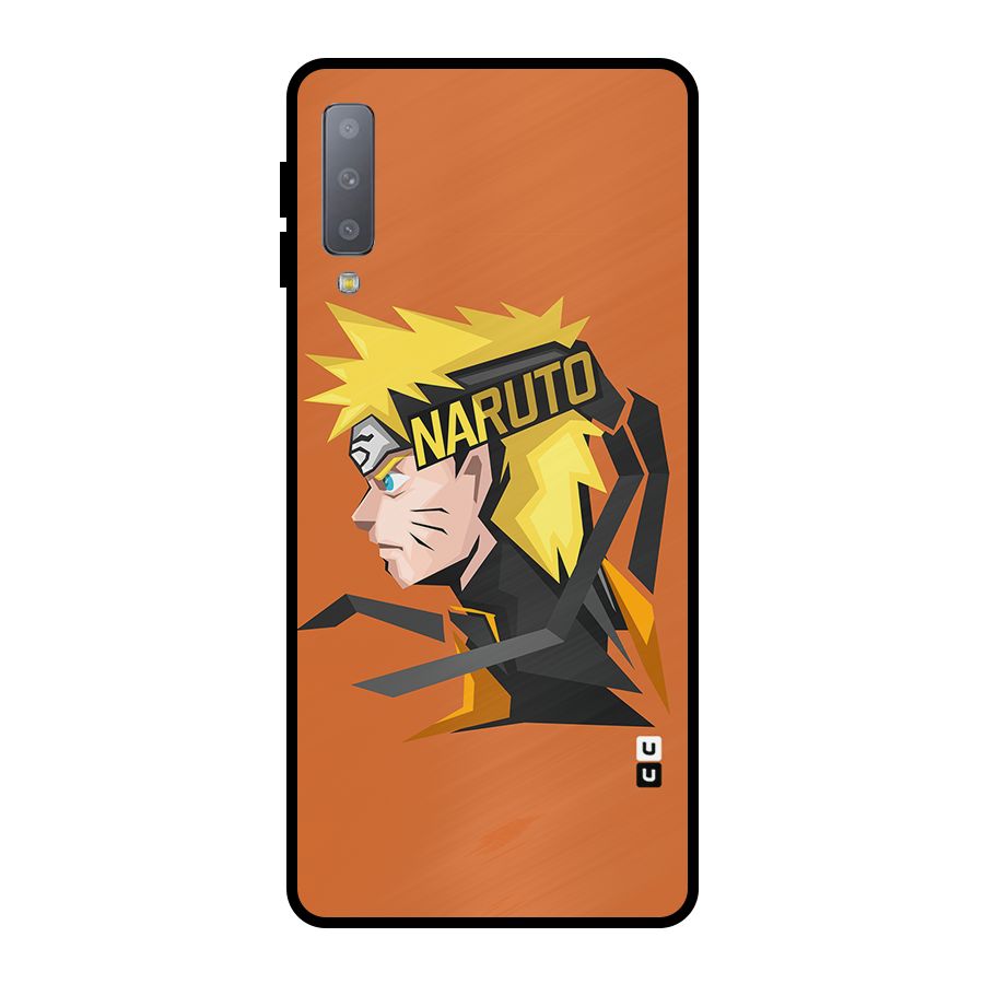 Minimal Naruto Artwork Metal Back Case for Galaxy A7 (2018)