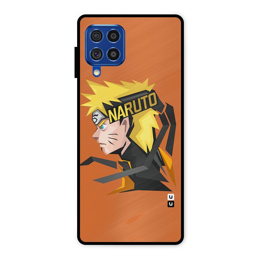 Minimal Naruto Artwork Metal Back Case for Galaxy F62