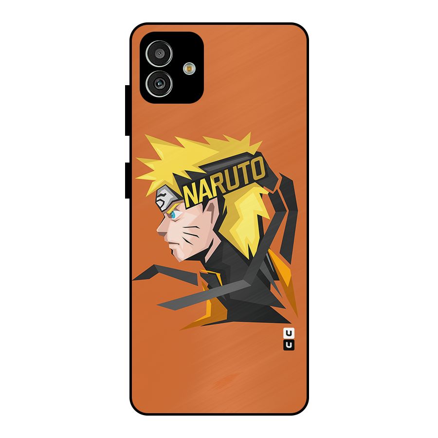 Minimal Naruto Artwork Metal Back Case for Galaxy M13 5G