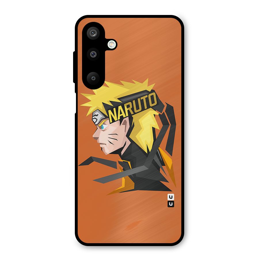 Minimal Naruto Artwork Metal Back Case for Galaxy M16