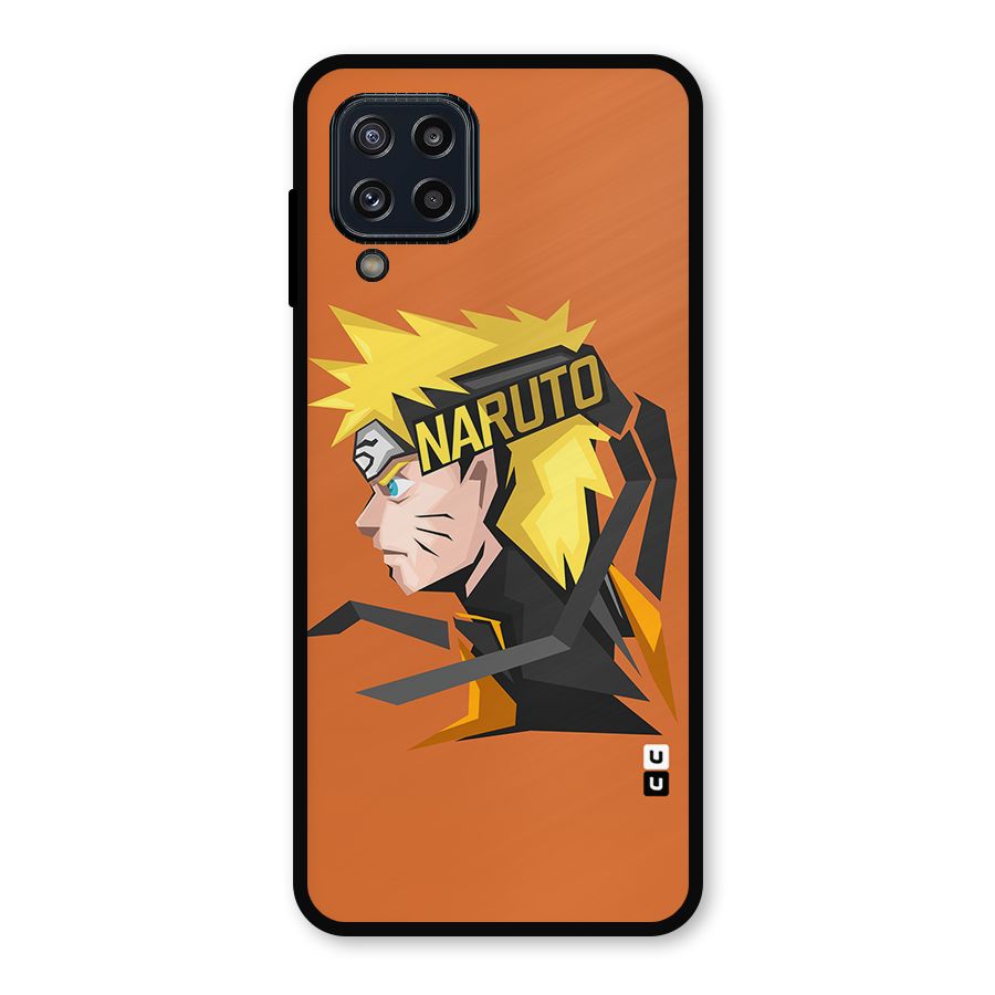 Minimal Naruto Artwork Metal Back Case for Galaxy M32