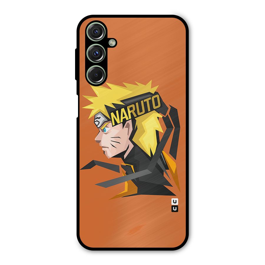 Minimal Naruto Artwork Metal Back Case for Galaxy M34