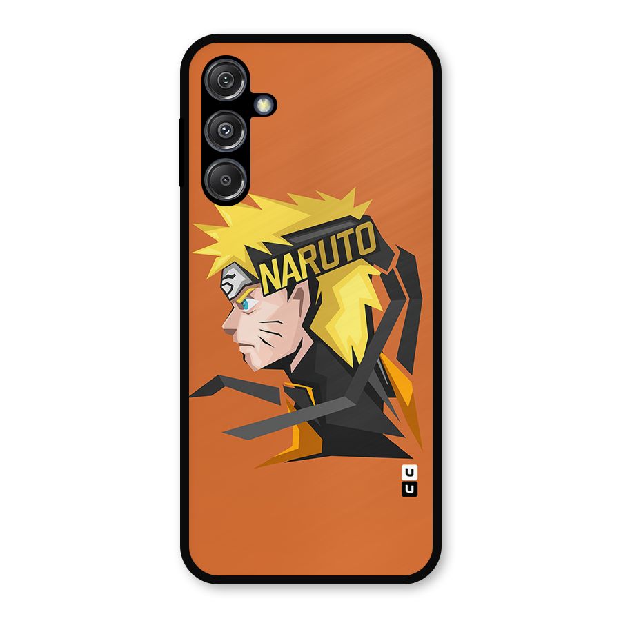 Minimal Naruto Artwork Metal Back Case for Galaxy M34 5G