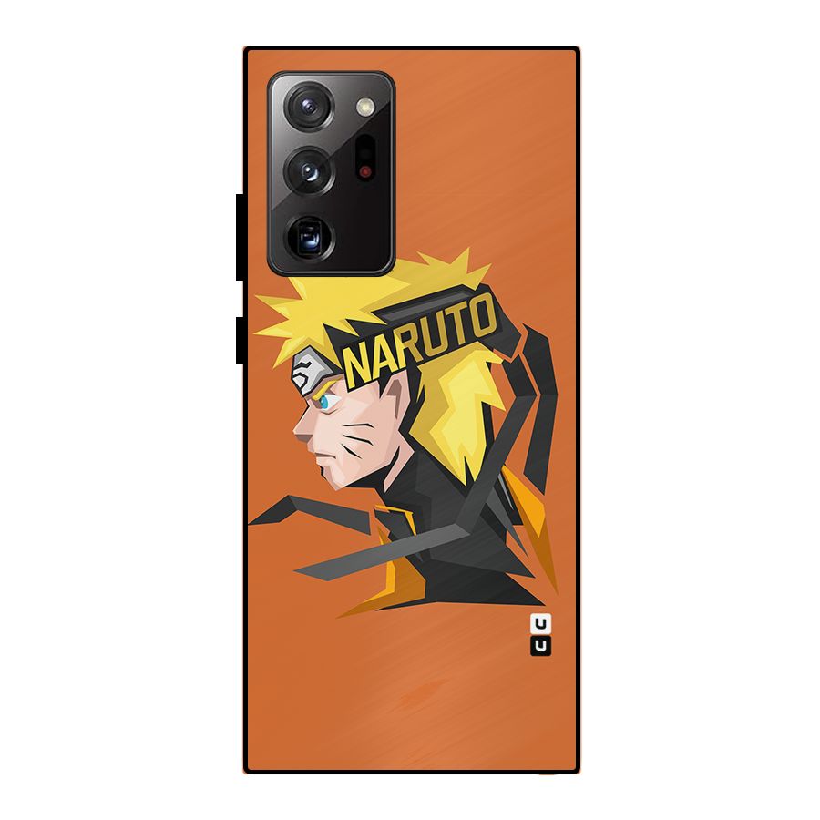 Minimal Naruto Artwork Metal Back Case for Galaxy Note 20 Ultra 5G