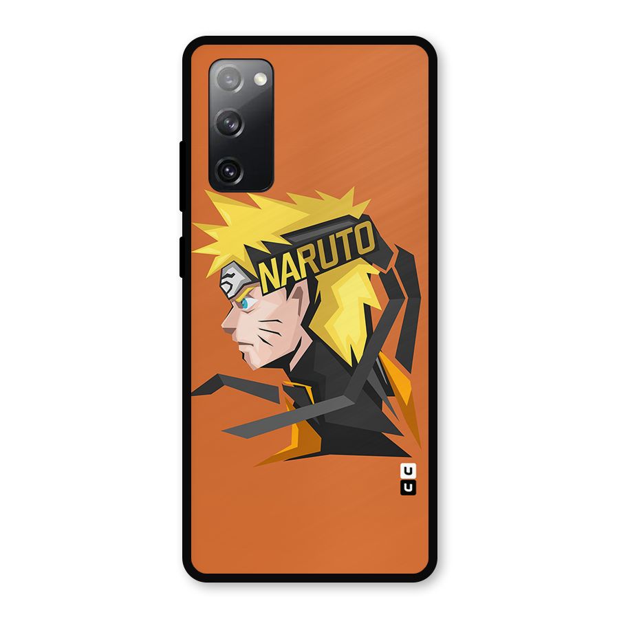 Minimal Naruto Artwork Metal Back Case for Galaxy S20 FE 5G