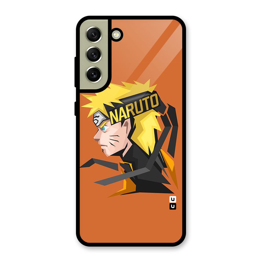 Minimal Naruto Artwork Metal Back Case for Galaxy S21 FE 5G (2023)