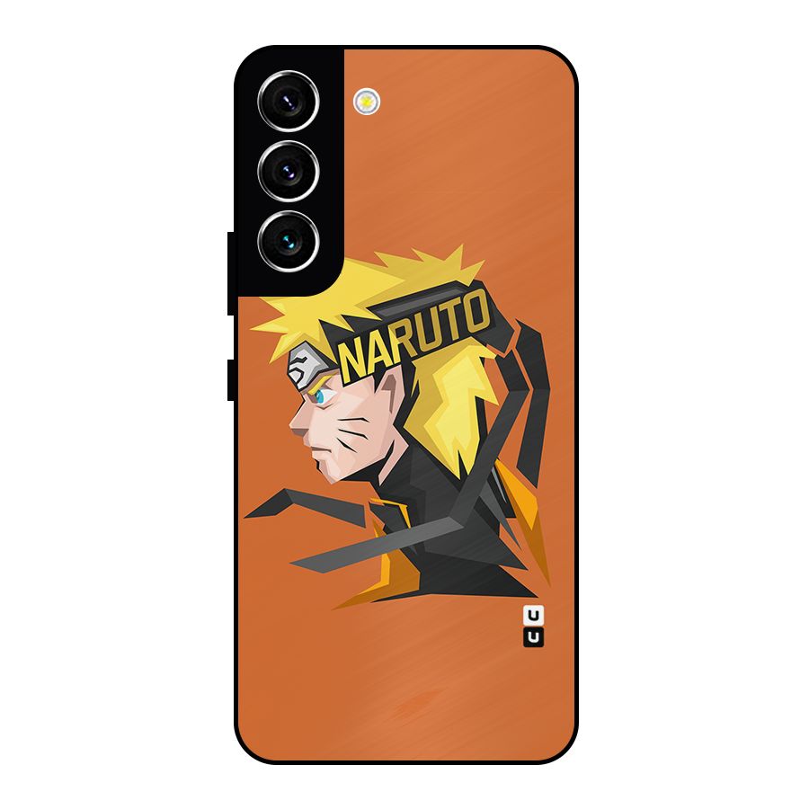 Minimal Naruto Artwork Metal Back Case for Galaxy S22 5G