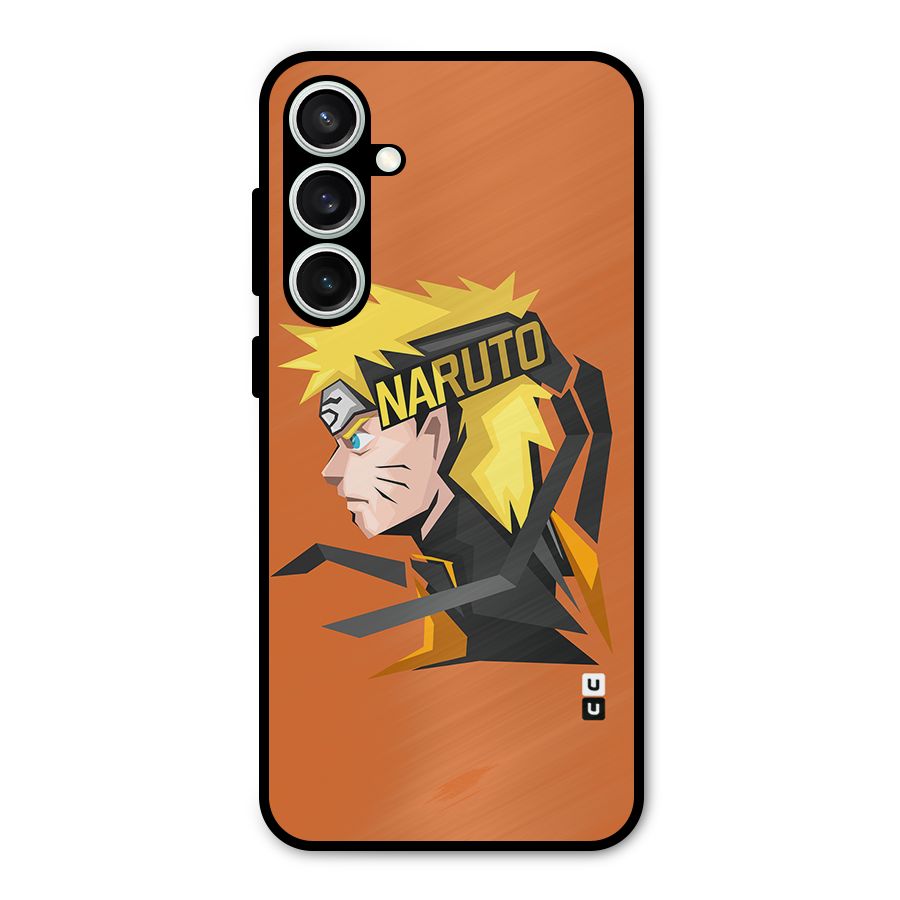 Minimal Naruto Artwork Metal Back Case for Galaxy S23 FE