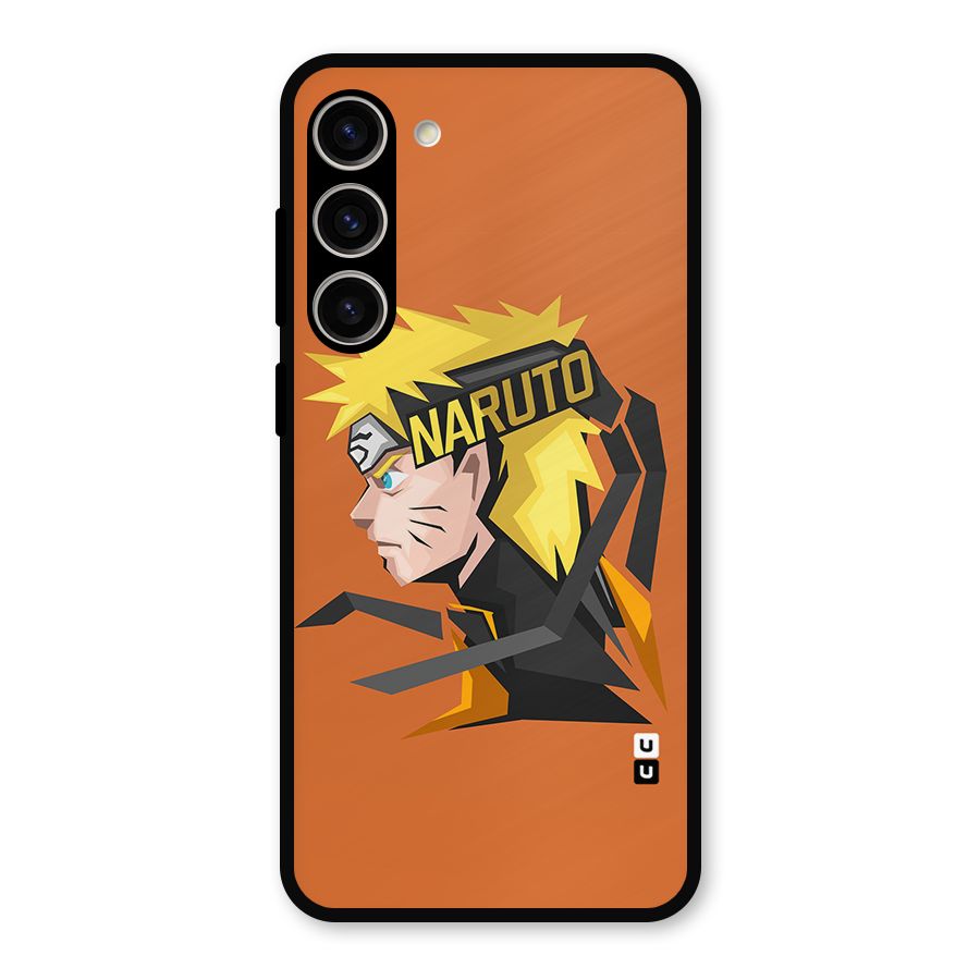 Minimal Naruto Artwork Metal Back Case for Galaxy S23 Plus