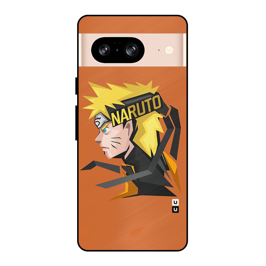 Minimal Naruto Artwork Metal Back Case for Google Pixel 8