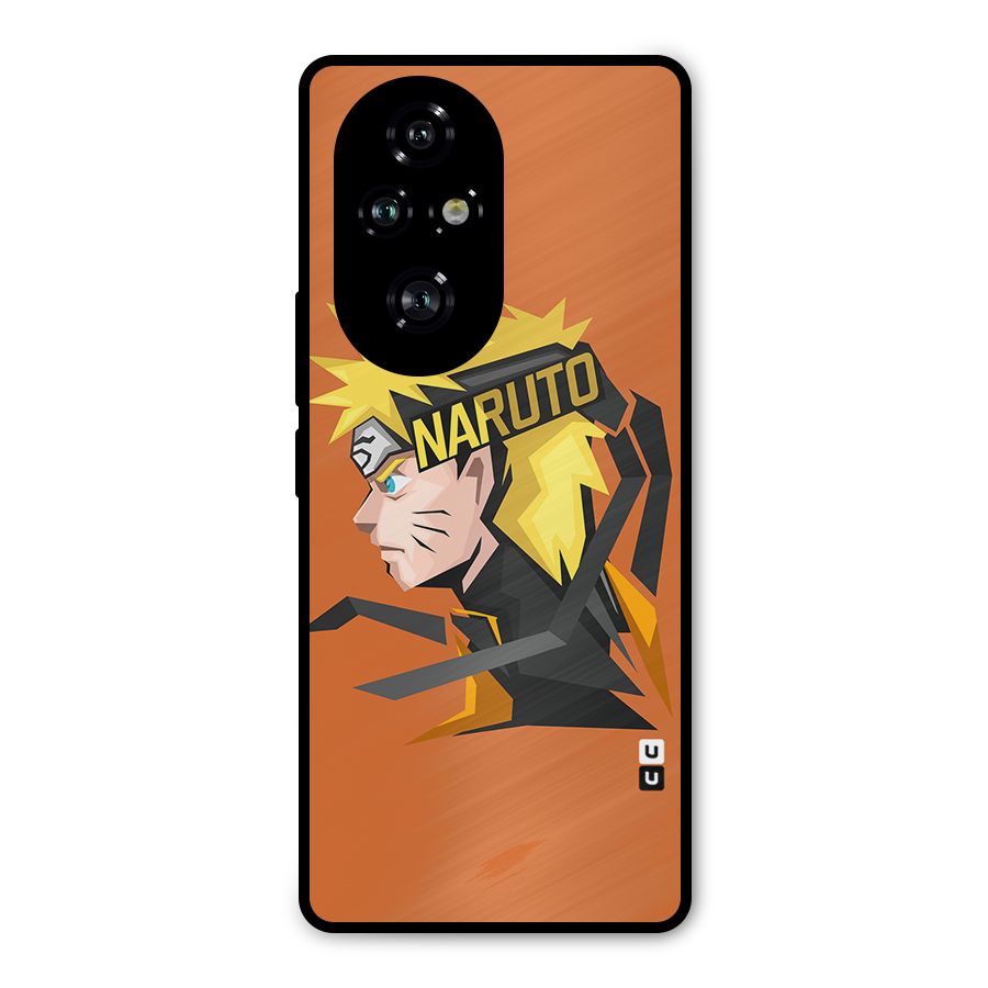 Minimal Naruto Artwork Metal Back Case for Honor 200 Pro