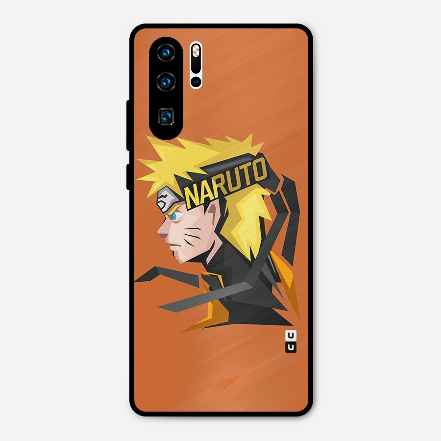 Minimal Naruto Artwork Metal Back Case for Huawei P30 Pro
