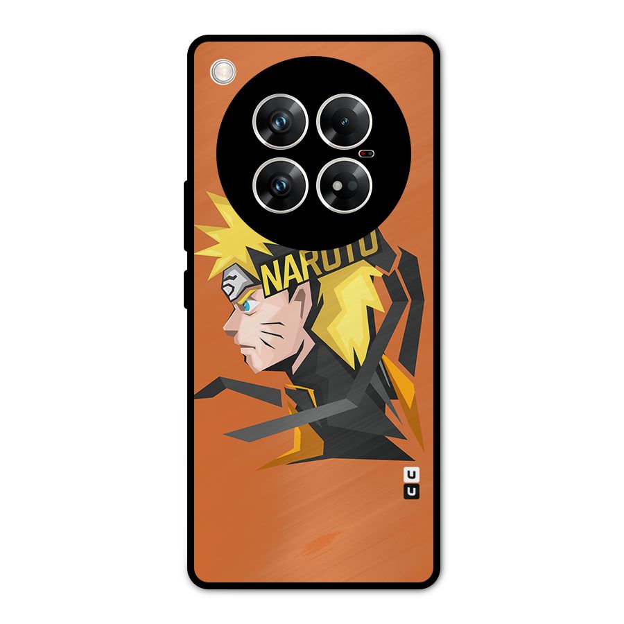 Minimal Naruto Artwork Metal Back Case for Infinix Zero 40 5G