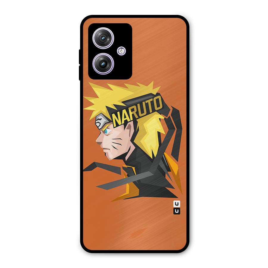 Minimal Naruto Artwork Metal Back Case for Moto G64