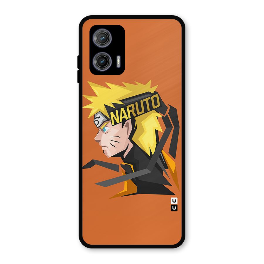 Minimal Naruto Artwork Metal Back Case for Moto G73