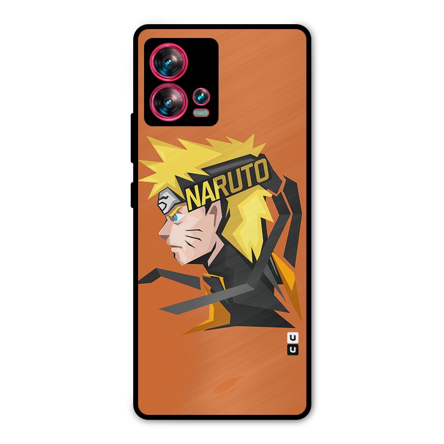 Minimal Naruto Artwork Metal Back Case for Motorola Edge 30 Fusion