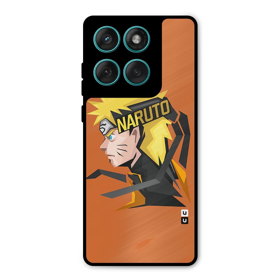 Minimal Naruto Artwork Metal Back Case for Motorola Edge 60 Fusion