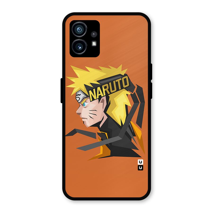 Minimal Naruto Artwork Metal Back Case for Nothing Phone 1