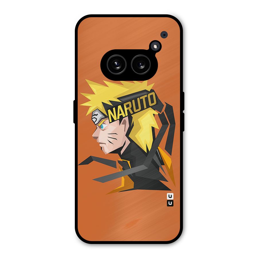 Minimal Naruto Artwork Metal Back Case for Nothing Phone 2a Plus