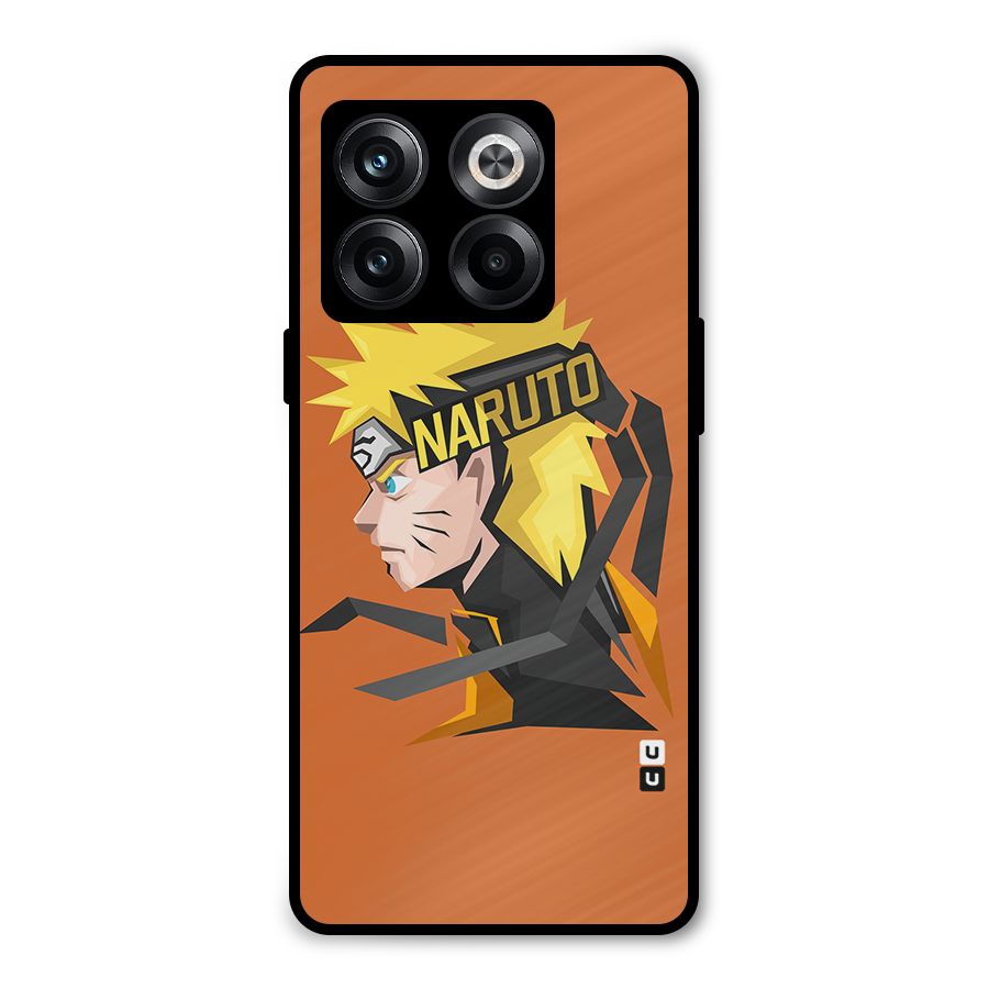 Minimal Naruto Artwork Metal Back Case for OnePlus 10T