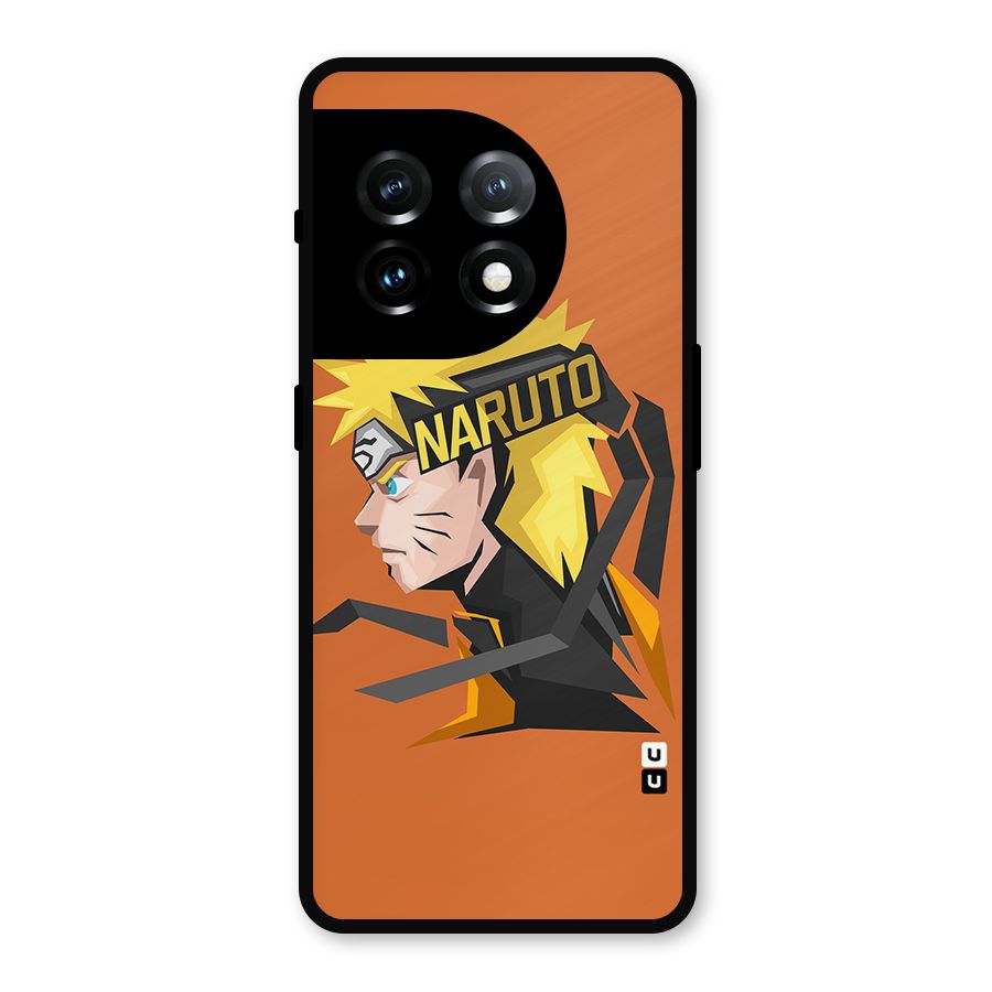 Minimal Naruto Artwork Metal Back Case for OnePlus 11