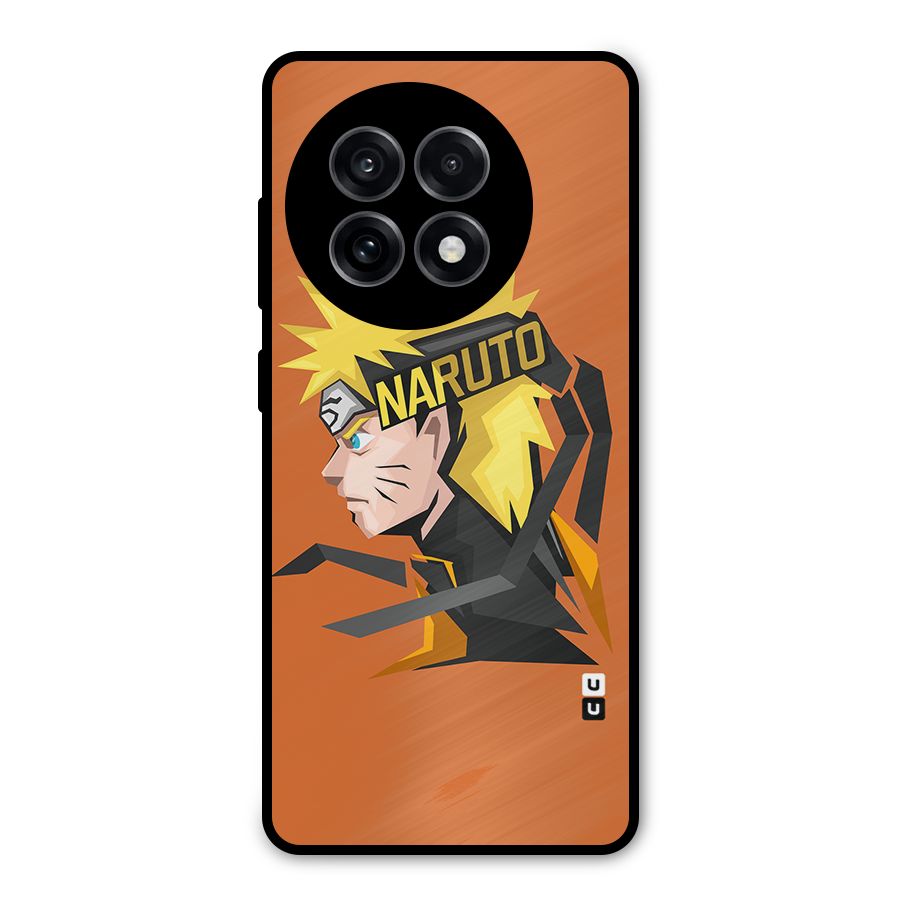 Minimal Naruto Artwork Metal Back Case for OnePlus 13R