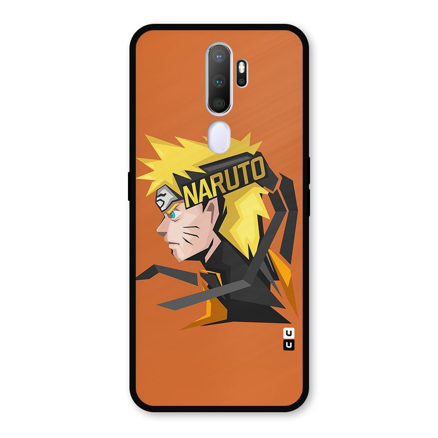 Minimal Naruto Artwork Metal Back Case for Oppo A9 (2020)