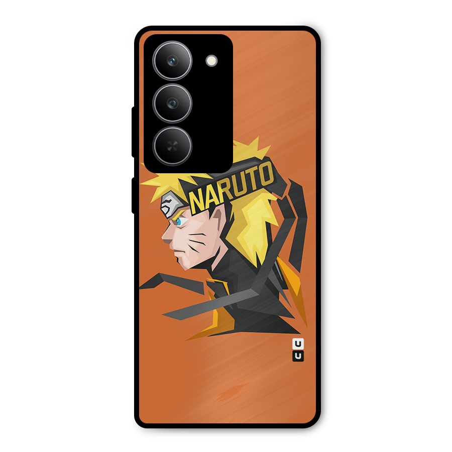 Minimal Naruto Artwork Metal Back Case for Realme 14x