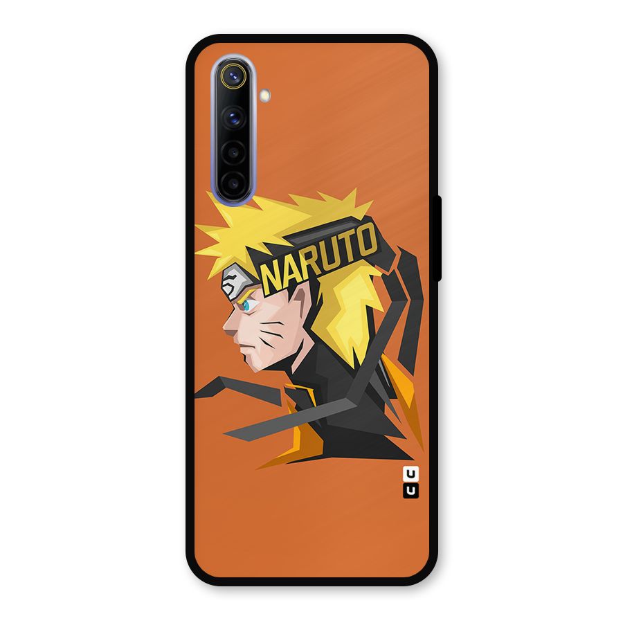 Minimal Naruto Artwork Metal Back Case for Realme 6i