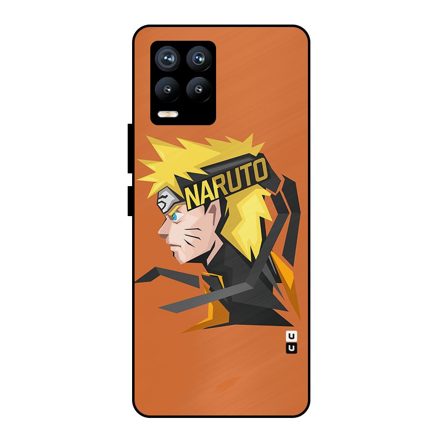 Minimal Naruto Artwork Metal Back Case for Realme 8 Pro