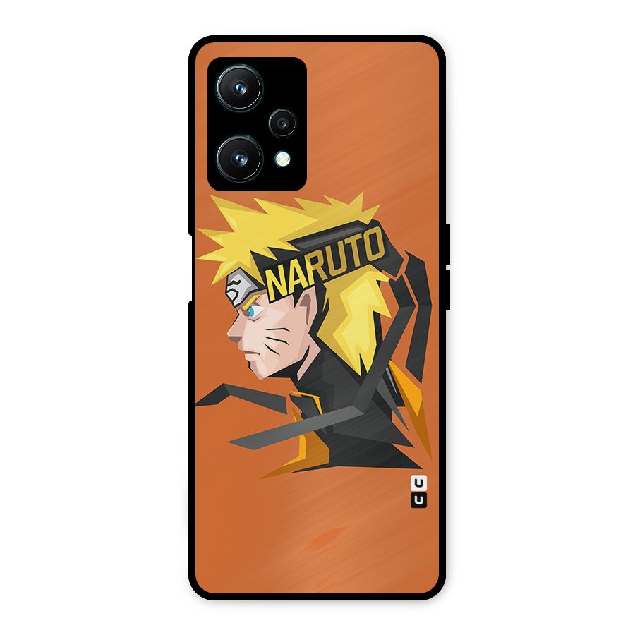 Minimal Naruto Artwork Metal Back Case for Realme 9 Pro 5G