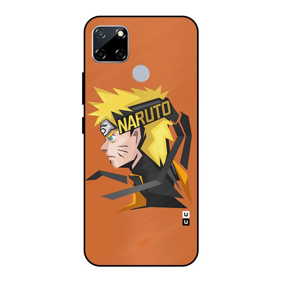 Minimal Naruto Artwork Metal Back Case for Realme Narzo 20