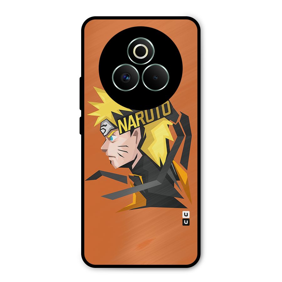 Minimal Naruto Artwork Metal Back Case for Realme P3 Pro