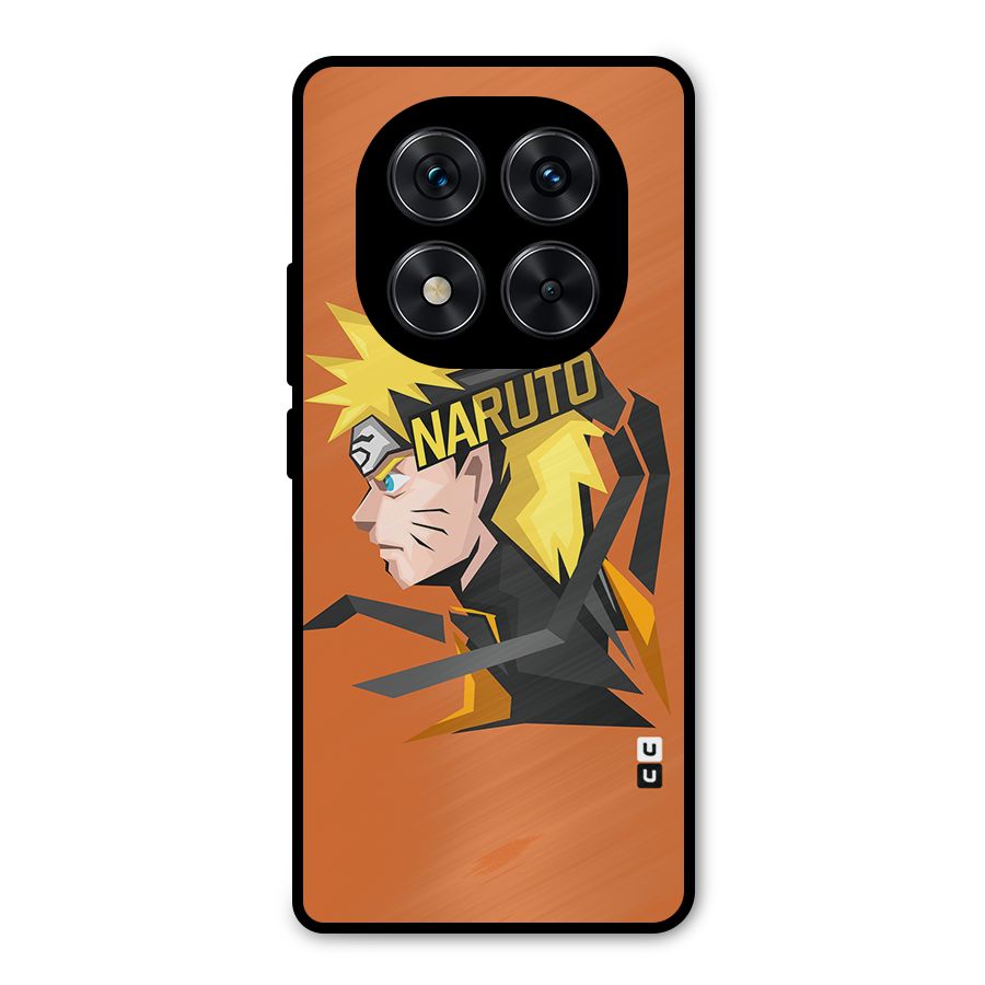 Minimal Naruto Artwork Metal Back Case for Redmi Note 14 Pro 5G