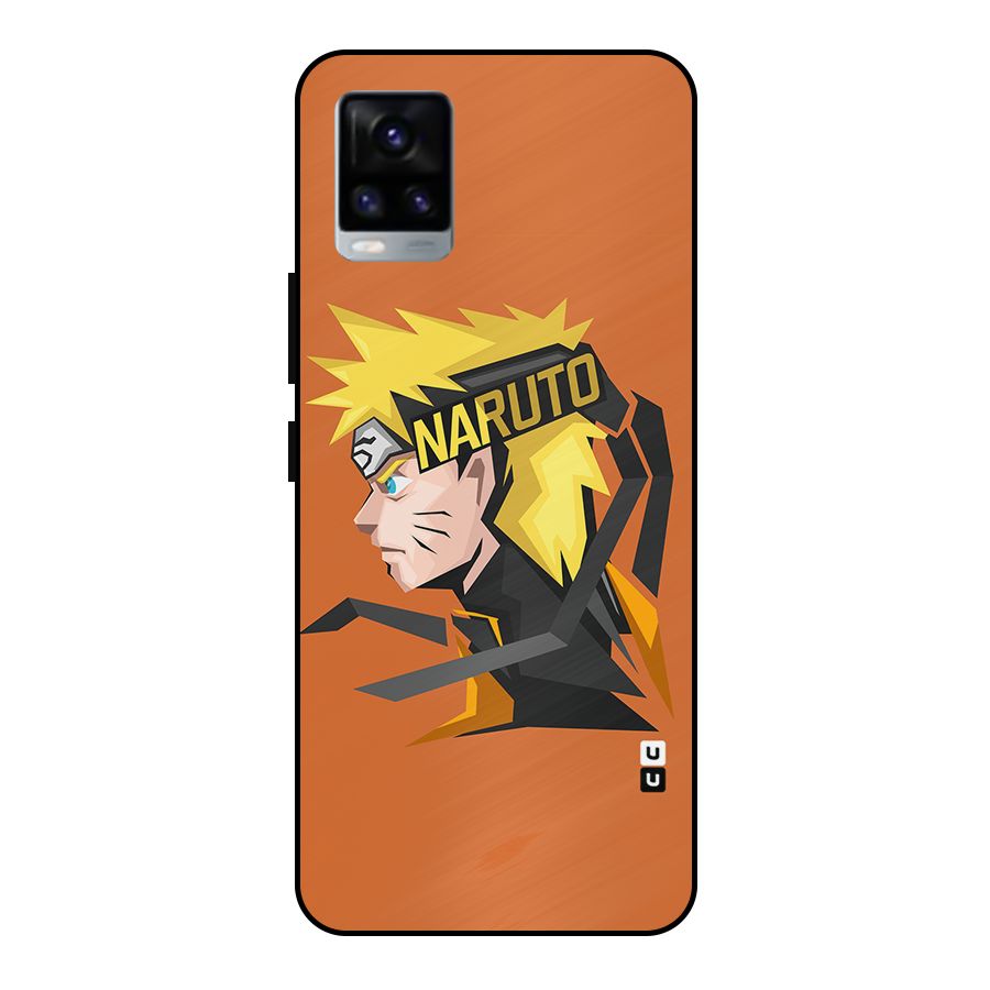 Minimal Naruto Artwork Metal Back Case for Vivo V20