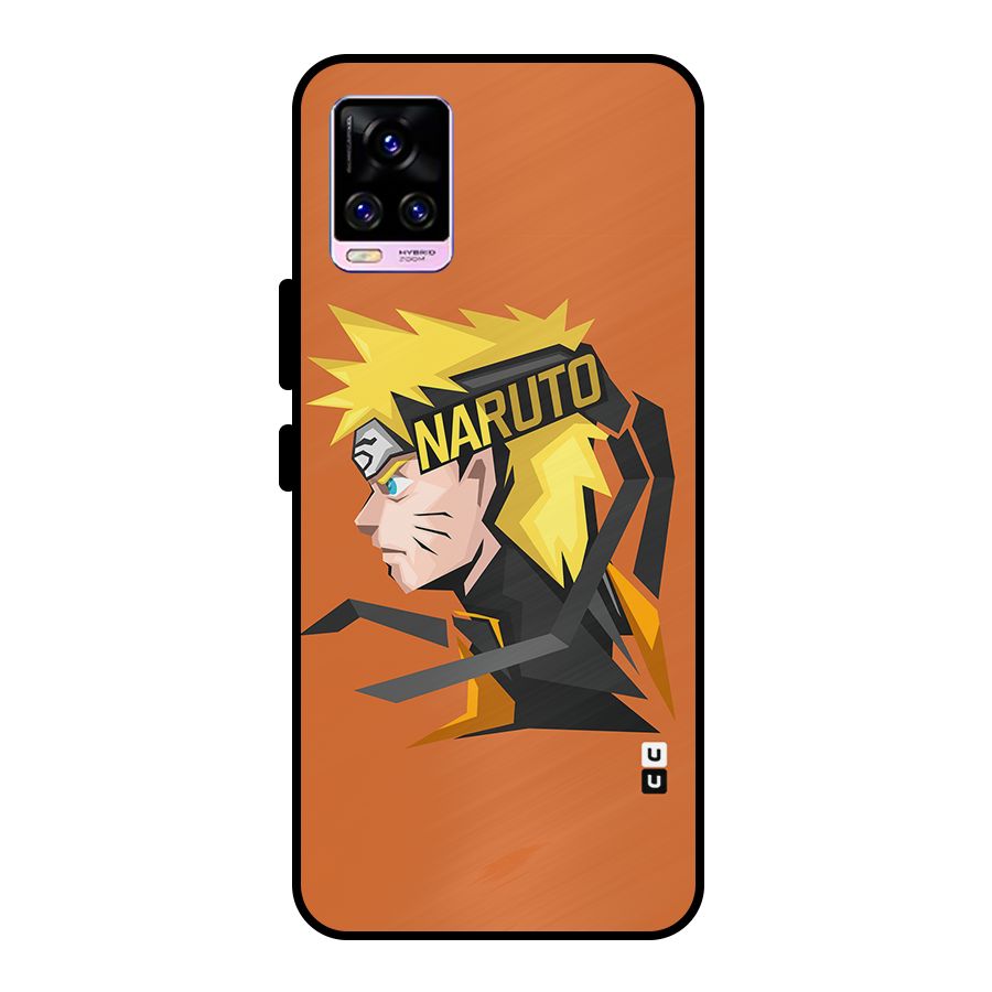 Minimal Naruto Artwork Metal Back Case for Vivo V20 Pro