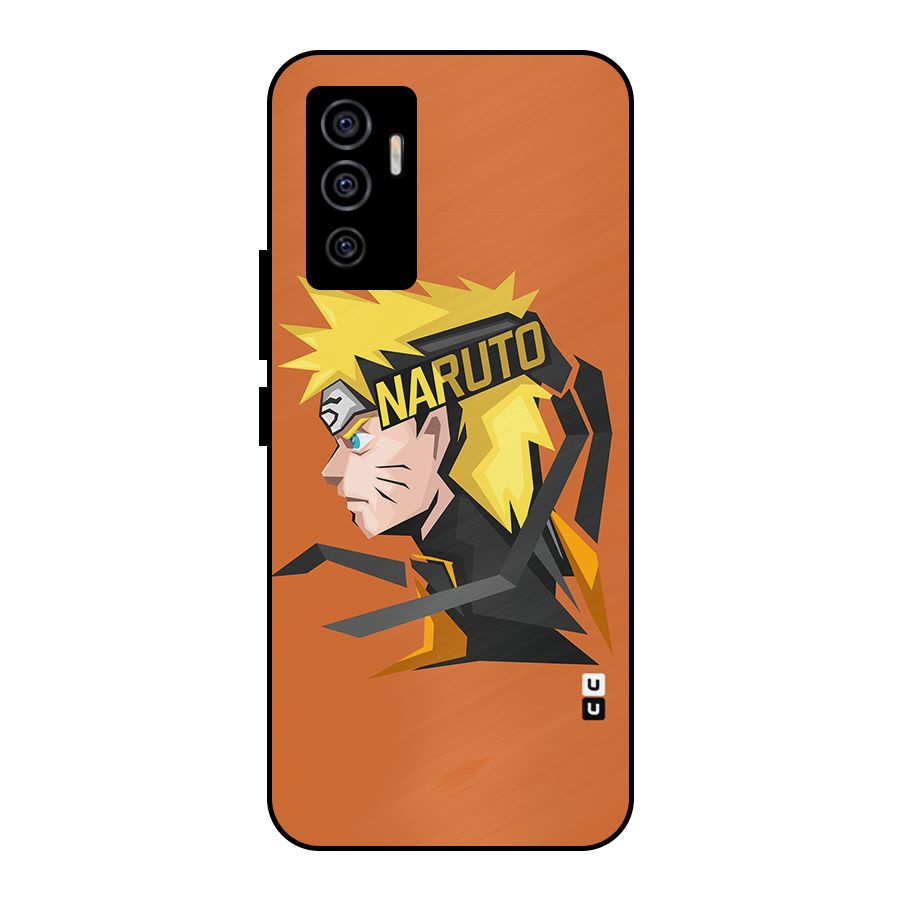 Minimal Naruto Artwork Metal Back Case for Vivo V23e