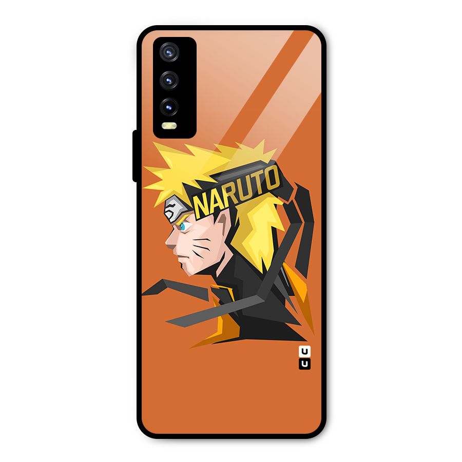 Minimal Naruto Artwork Metal Back Case for Vivo Y20t