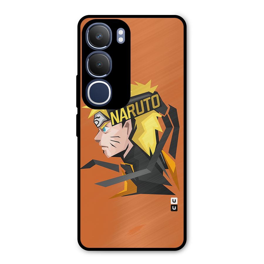 Minimal Naruto Artwork Metal Back Case for Vivo Y29