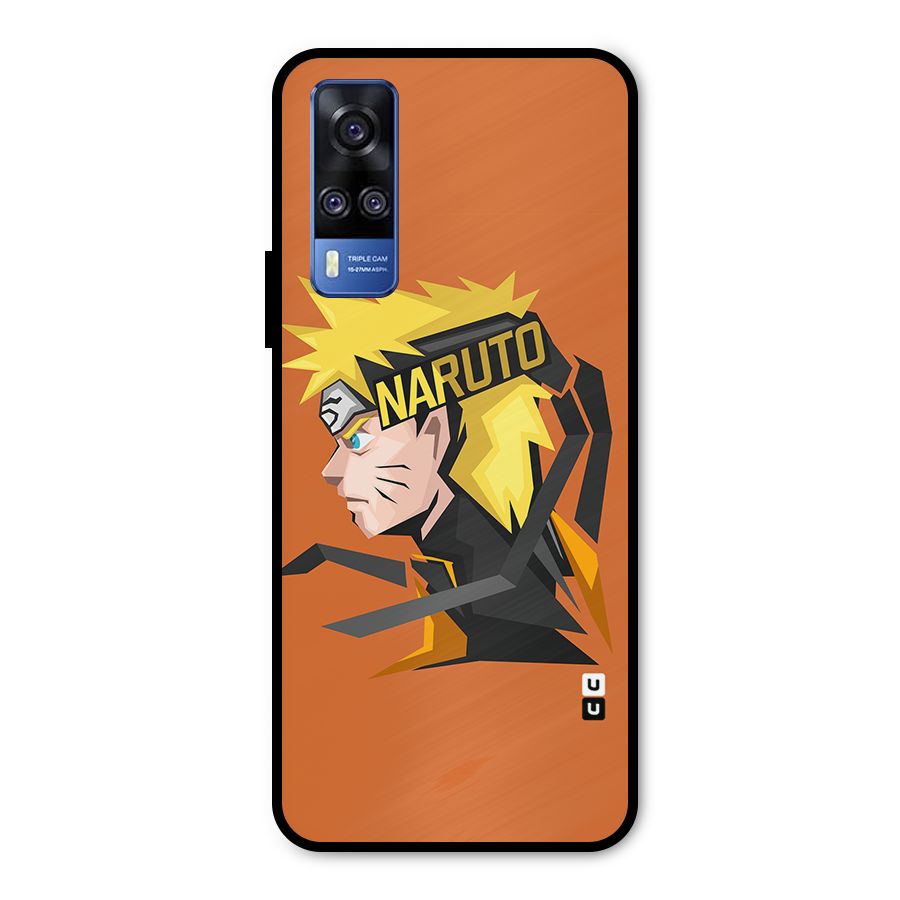 Minimal Naruto Artwork Metal Back Case for Vivo Y51A
