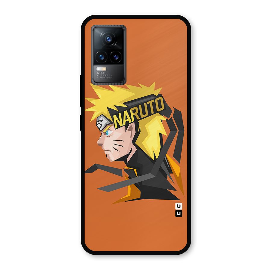 Minimal Naruto Artwork Metal Back Case for Vivo Y73