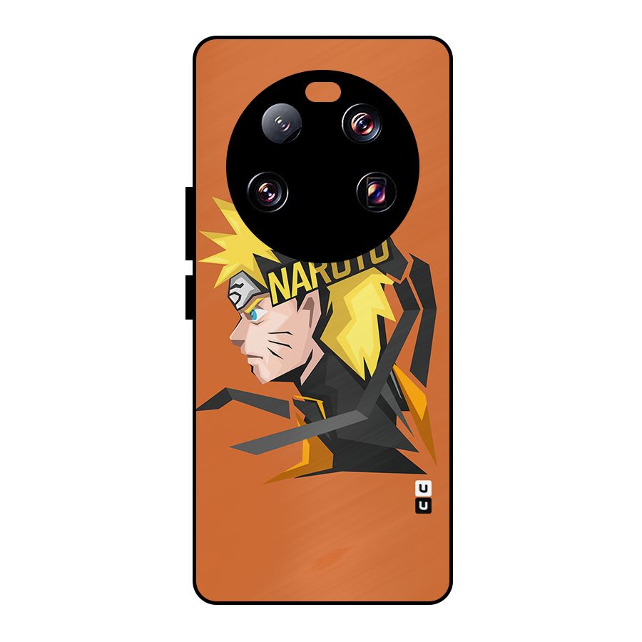 Minimal Naruto Artwork Metal Back Case for Xiaomi 13 Ultra