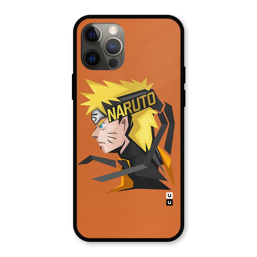 Minimal Naruto Artwork Metal Back Case for iPhone 12 Pro